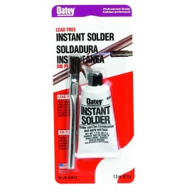 Oatey Lead Free Instant Solder Kit with Flux Brush 1.5 oz. Solder & Flux Combo