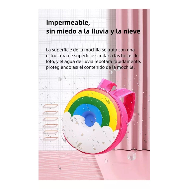 Shuang.W Mochila Niños Donut Dibujos Animados Jardín Infantes