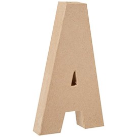 Create Crafts 100263 Creativ 20.5 cm 1-Piece Papier Mache Letter A