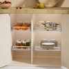 WEJIPP Pull Out Cabinet Drawer Organizer Expendable Sliding Shelf Stainless