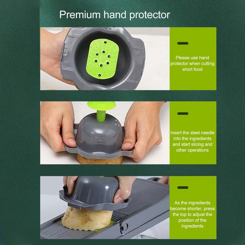 Vegetable Chopper Vegetable Cutter Food Chopper with Container for Slicing