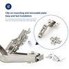 Ravinte 2 Pair 4 Pack Kitchen Cabinet Hinges, 135 Degree