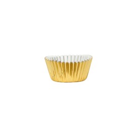 Mini Gold Foil Baking Cups – Non-Stick & Greaseproof Liners for Mini Cupcakes, Muffins, and Desserts – Elegant, Heat-Resistant Design – Perfect for Parties, Everyday Use and Special Occasions (960)