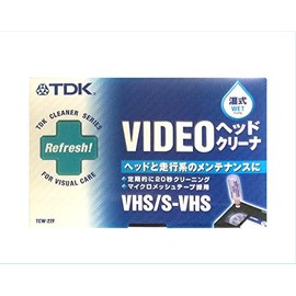 TDK ビデオヘッドクリーナー 湿式 VHS/S-VHS用 TCW-22F