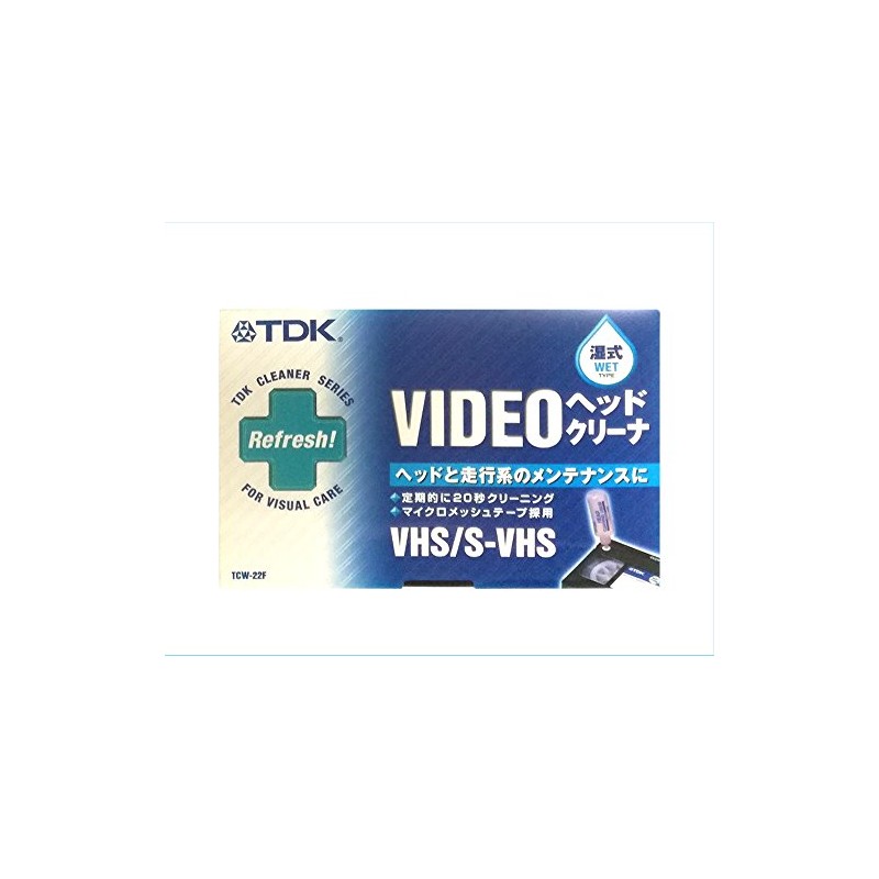 TDK ビデオヘッドクリーナー 湿式 VHS/S-VHS用 TCW-22F