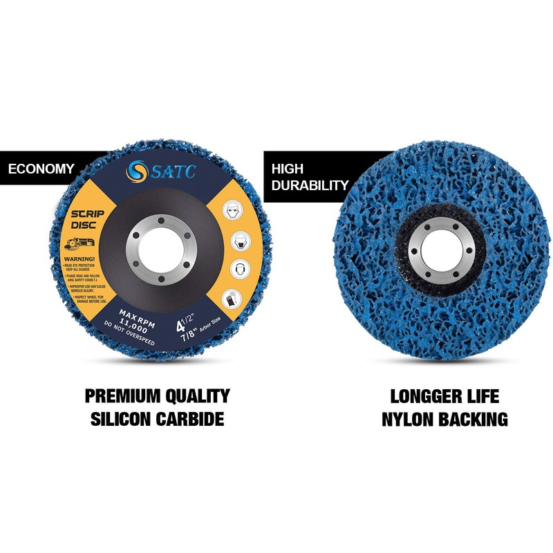 S SATC Stripping Discs 4-1/2" x 7/8" Rust Remover Wheel