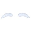 VGbeaty Men Short Wavy Green Wig With White Eyebow