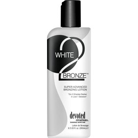 Devoted Creations White 2 Black Supre Advanced Bronzer Tanning Lotion, 8.5 Ounce
