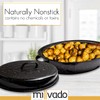 Millvado Granite Roasting Pan, 10 lb Capacity Turkey Roasting Pan