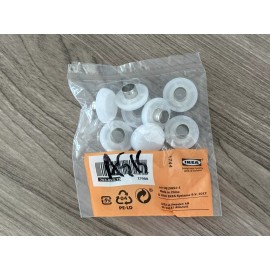IKEA 8pc IKEA FIXA 703.893.75 Floor protectors with rivet, clear | by IKEA of Sweden