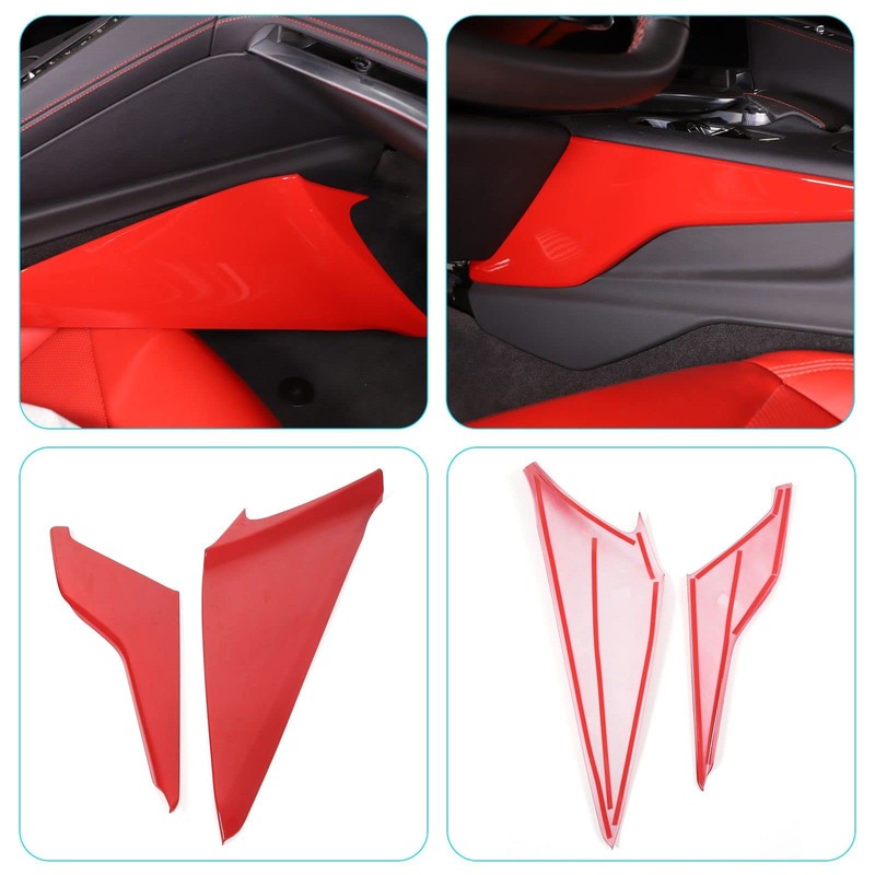 Center Console Gear Control Panel Side Stripe Cover Trim for