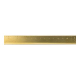 Travelers Company Midori 42167006 Ruler Brass Solid