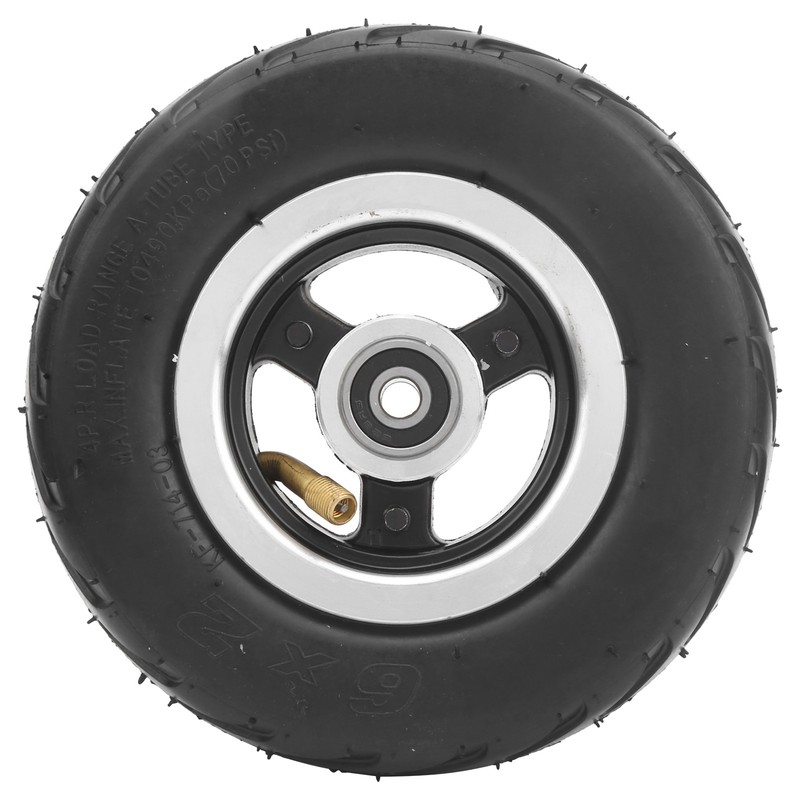 6x2 Pneumatic Wheel Inflatable Air Tire with Aluminum Alloy Hub
