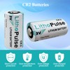 LithoPulse 4 Pack CR2 3V 1000mAh Lithium Battery for Flashlights