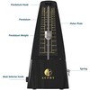 AUPHY Mechanical Metronome with Accent Bell, Classic Shape, Accurate Beat,