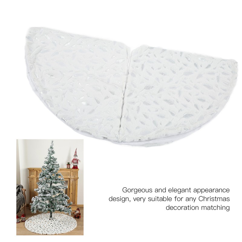 Christmas Tree Skirt Multi Purpose Elegant Appearance Soft Comfortable Xmas