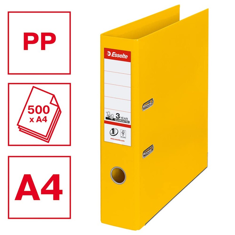 Esselte No.1 Power Lever 75 mm A4 Arch File Spine