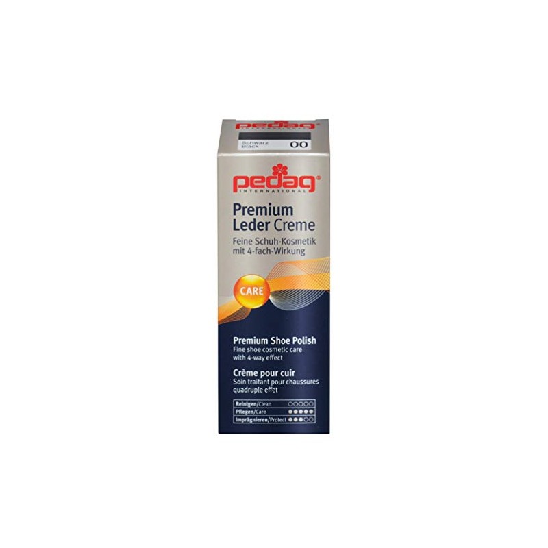 pedag Premium Shoe Cream Polish 850 in Tube with Applicator,
