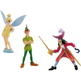 Bullyland - Disneys Peter Pan - Spielset 3 Figuren Hook Tinkerbell Pan
