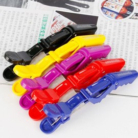 Hairpin beauty tongs crocodile tweezers bangs 6 pieces 1 set - 5 crocodile clip pins 6P-white / 머리핀 미용 집게 악어 핀셋 앞머리 6개1 세트 - 5악어집게핀6P-화이트