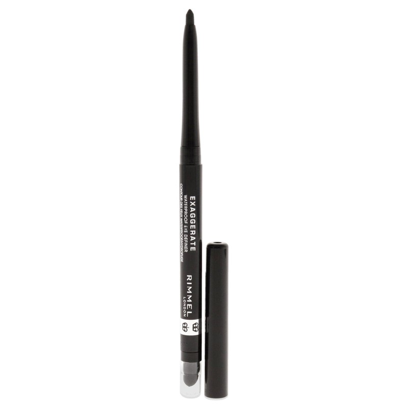Rimmel London Exaggerate Waterproof Eye Definer Eyeliner, Highly Pigmented, Long-Wearing,