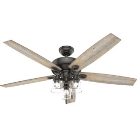 Hunter Fan 60 inch Indoor Ceiling Fan with Lights and Pull Chain for Bedroom, Living Room/Family Room, Dining Room, Kitchen, Office (Renewed)