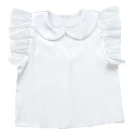 Artec 18322 Soft Satin Fli-Fly Shirt with Round Collar