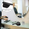 Baluue Friseursalon: Kunststoff-Sprühschutz für das Gesicht, wiederverwendbarer Lackschutz, Pads, um