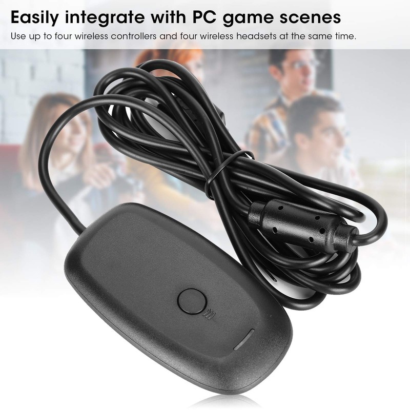 w Ireless USB Gaming Receiver Adapter, PC Receiver Gaming Controller