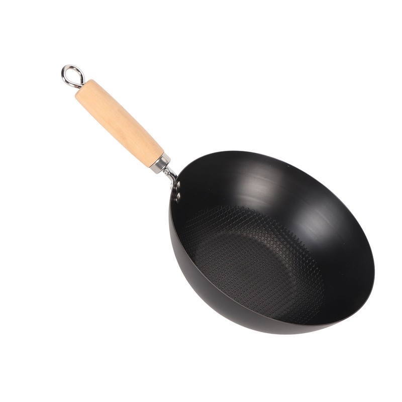 Frying Pan Even Heating Smooth Coating Multifunctional Iron Pot with