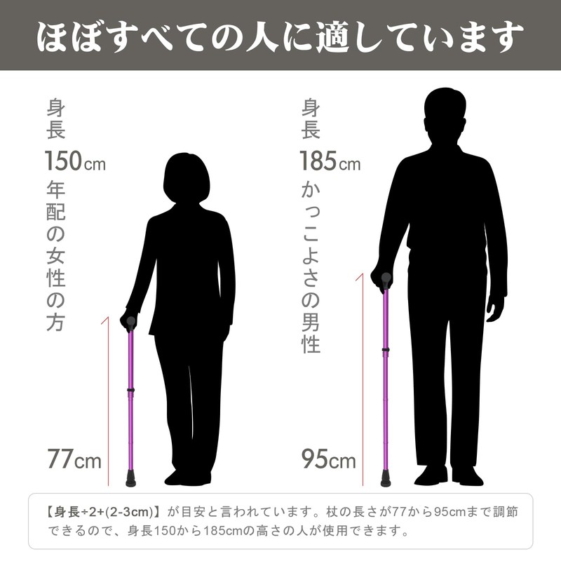 SONGWAY 杖 女性用 杖 男性用 ステッキ 紳士 折りたたみ杖 軽量 杖