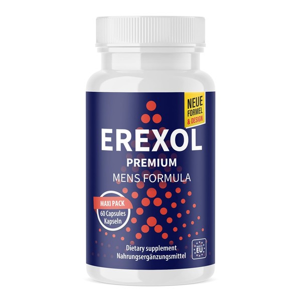 Erexol Capsules Maxi Pack for Active Men 60 Capsules per Tin 1x