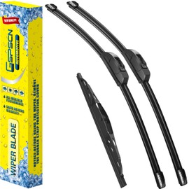 GSPSCN 3 Wipers Replacement for Jeep Patriot 2017 2016 2015 2014 2013 2012 2011 2010 2009 2008 2007 Original Equipment Windshield Wiper Blades 21"+21"+10" (set of 3) J hook