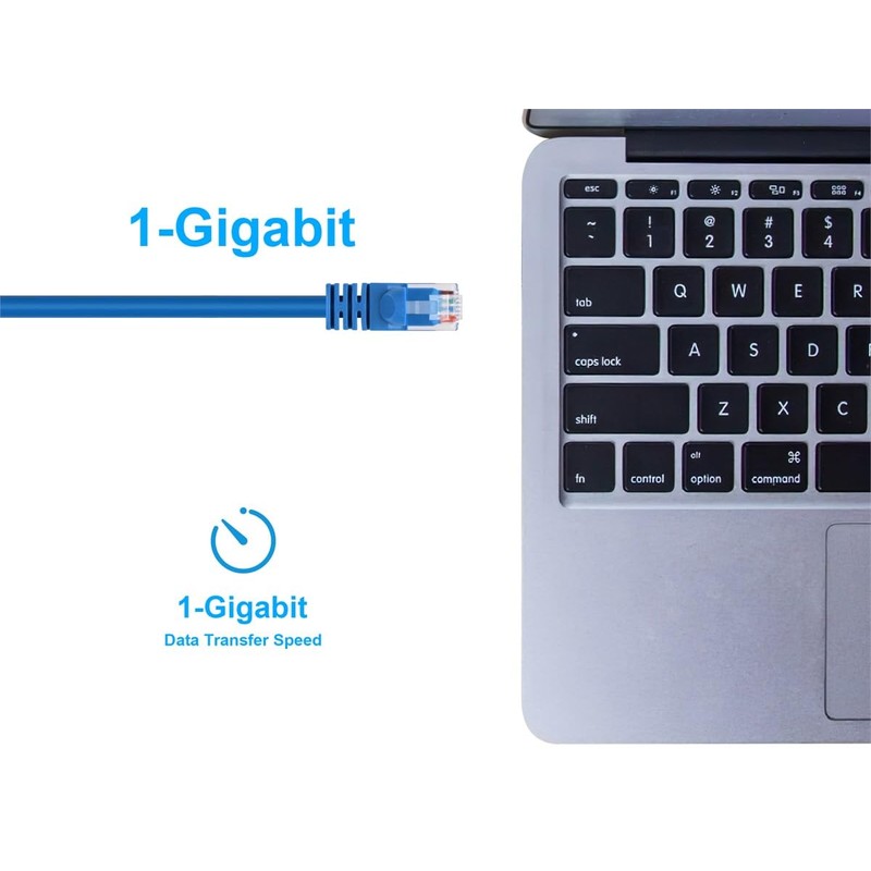 Monoprice 0.5FT 24AWG Cat6 550MHz UTP Ethernet Bare Copper Network