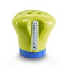 Pool Dosing Float with Thermometer Light Green Large Chlorine Dispenser