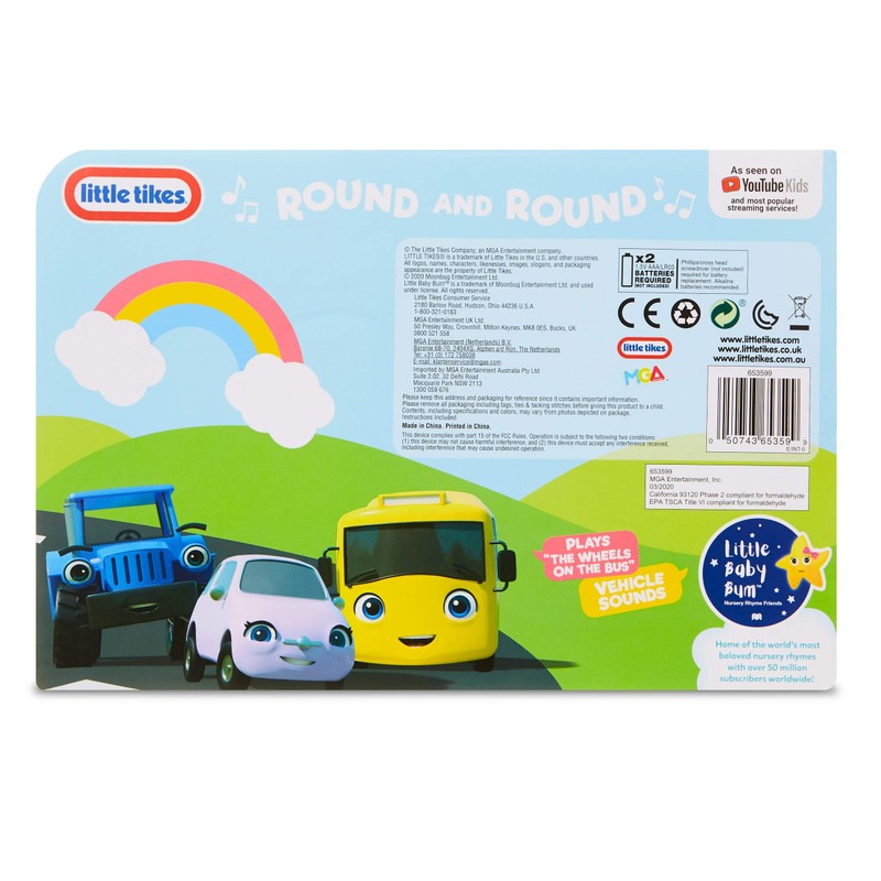 Little Baby Bum - Wooden Puzzle Vehicles, Puzzle with Sound