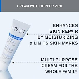 Uriage Bariederm Cica Crema Reparadora Dermatológica Multiusos 100ml Pequeños Cortes Quemaduras Pieles Dañadas Cobre Zinc Pantenol Mejora Reparación