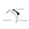 Baceyong Silver ABS Armrest Storage Box Release Knob Fits Mer-cedes-Be-nz