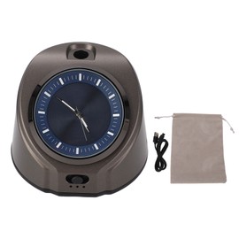 Waterless Car Diffuser for Essential Oil Portable Air Freshener USB Cordless Battery Operated with Clock