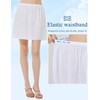 BEAUTELICATE Women's Half Slip 100% Cotton Vintage Underskirt Extender Bridal