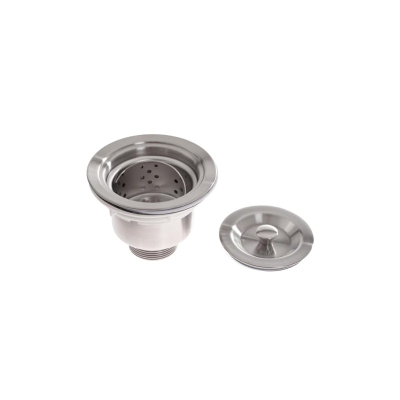 Drain Fitting for Stainless Steel Sinks with Diameter 85 mm