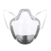 Transparent Mouth Mask for Cycling and Outdoor Wear – Clear
