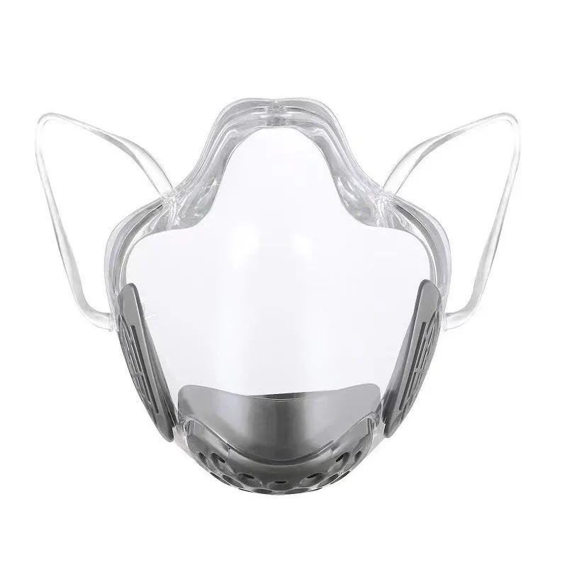 Transparent Mouth Mask for Cycling and Outdoor Wear – Clear