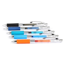Pentel EnerGel Pure, 0.7mm tip, Orange ink, pack of 12