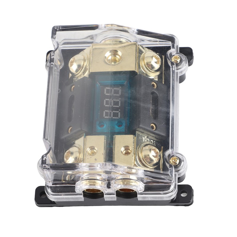 Universal Car Auto Fuse Holder 100A LED Digital 1 in