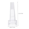 ULTECHNOVO 100pcs Professional Horn-shape Vial Bottles Caps for Essence Storage