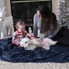 Bedsure Fleece Throw Blanket for Couch - Navy Throw Blankets