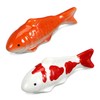 Wionin Lifelike Floating Fish Decor - Realistic Ceramic Koi &