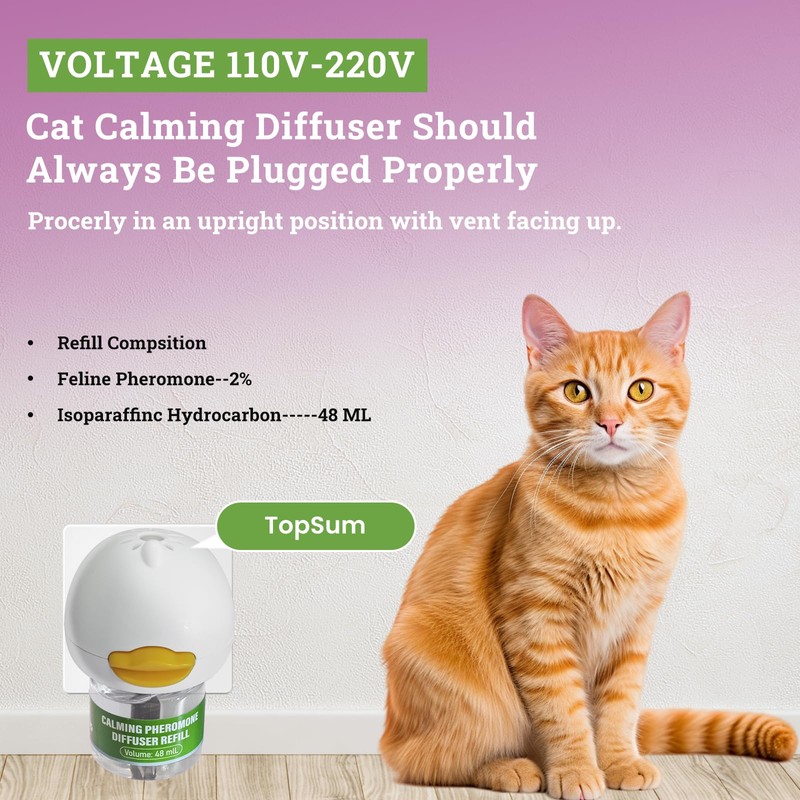 Cat Calming Diffuser Plug in - 6 Pack Pheromone Diffuser
