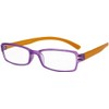 I NEED YOU Lesebrille Hangover / +2.50 Dioptrien/Lila-Orange, 1er Pack